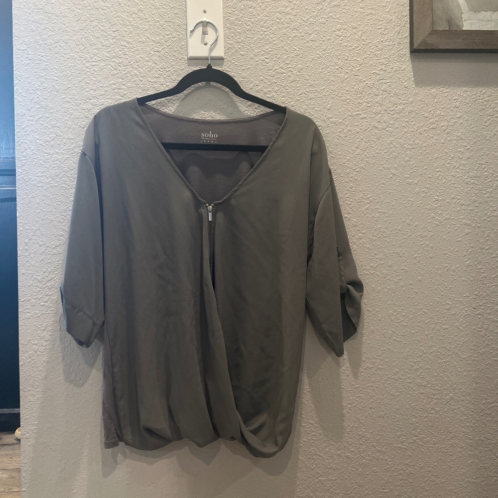 Womens grey blouse